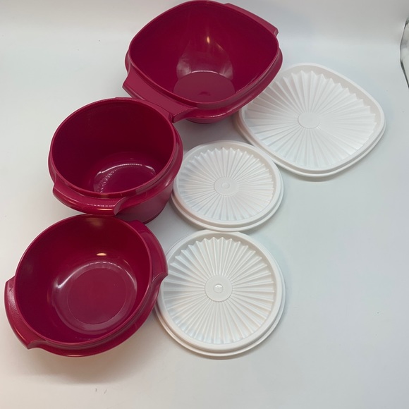 Tupperware Classic Servalier Bowl Set of 5 - Picture 8 of 16